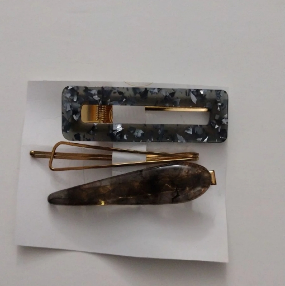 Set of 3 fashion hair clips